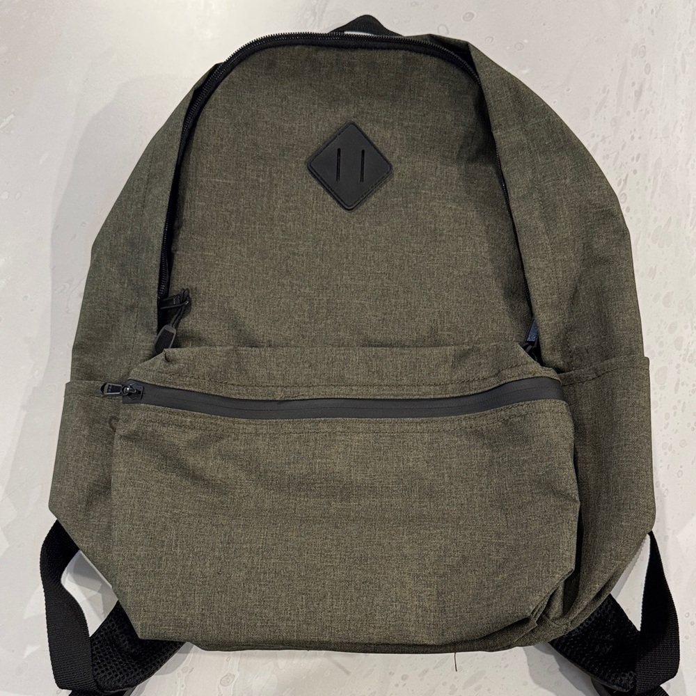 Classic Olive Backpack for Men